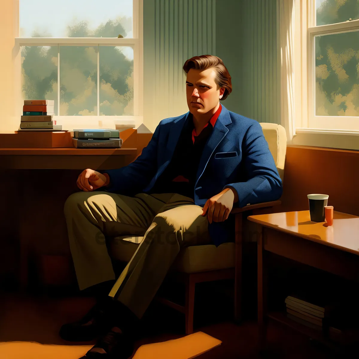 Picture of Corporate team working together at office desk with laptop