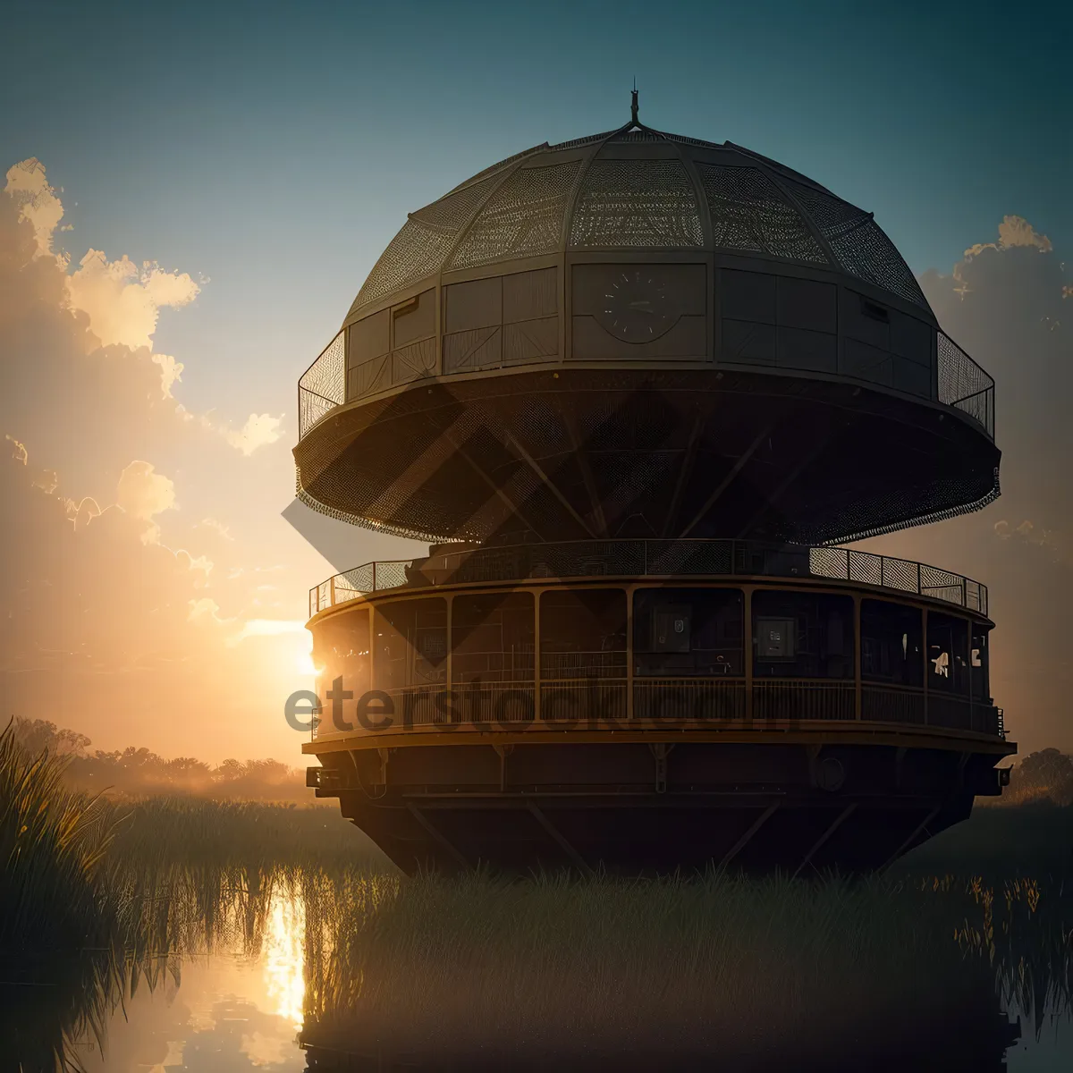 Picture of Architectural Marvel: Historic Mosque's Ornate Dome