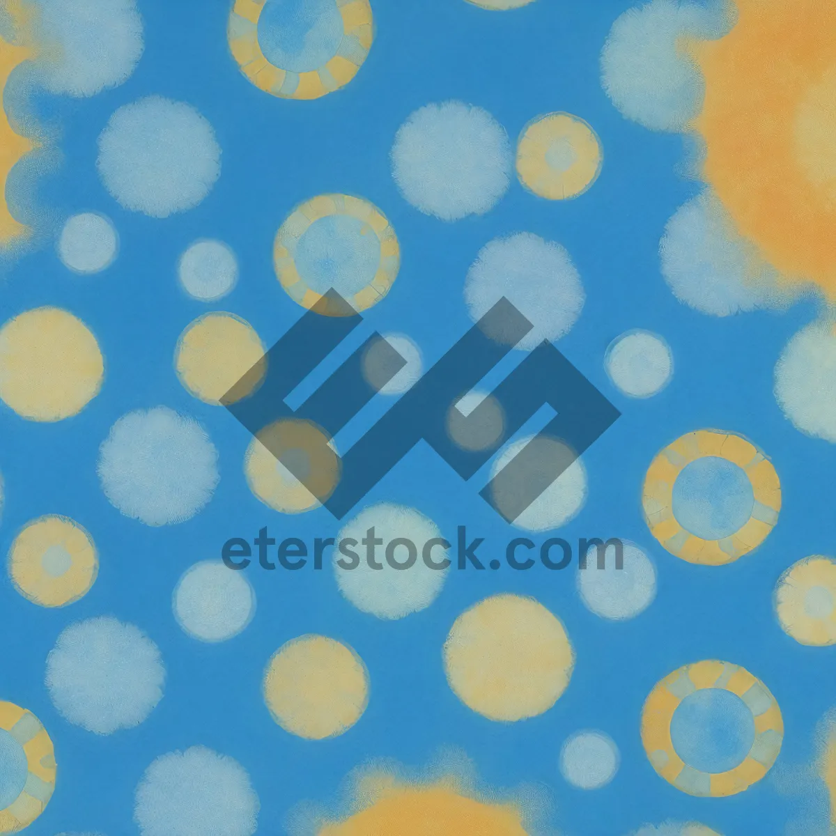 Picture of Polka Dot Cotton Retro Pattern Design