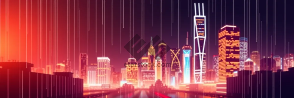 Picture of Colorful Digital Art Design Graphic Light Texture