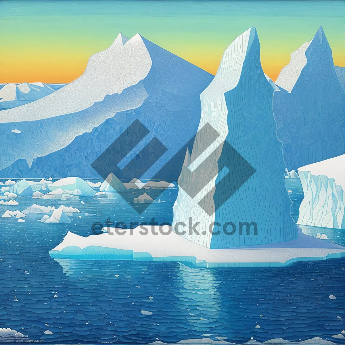 Picture of Majestic Arctic Glacier