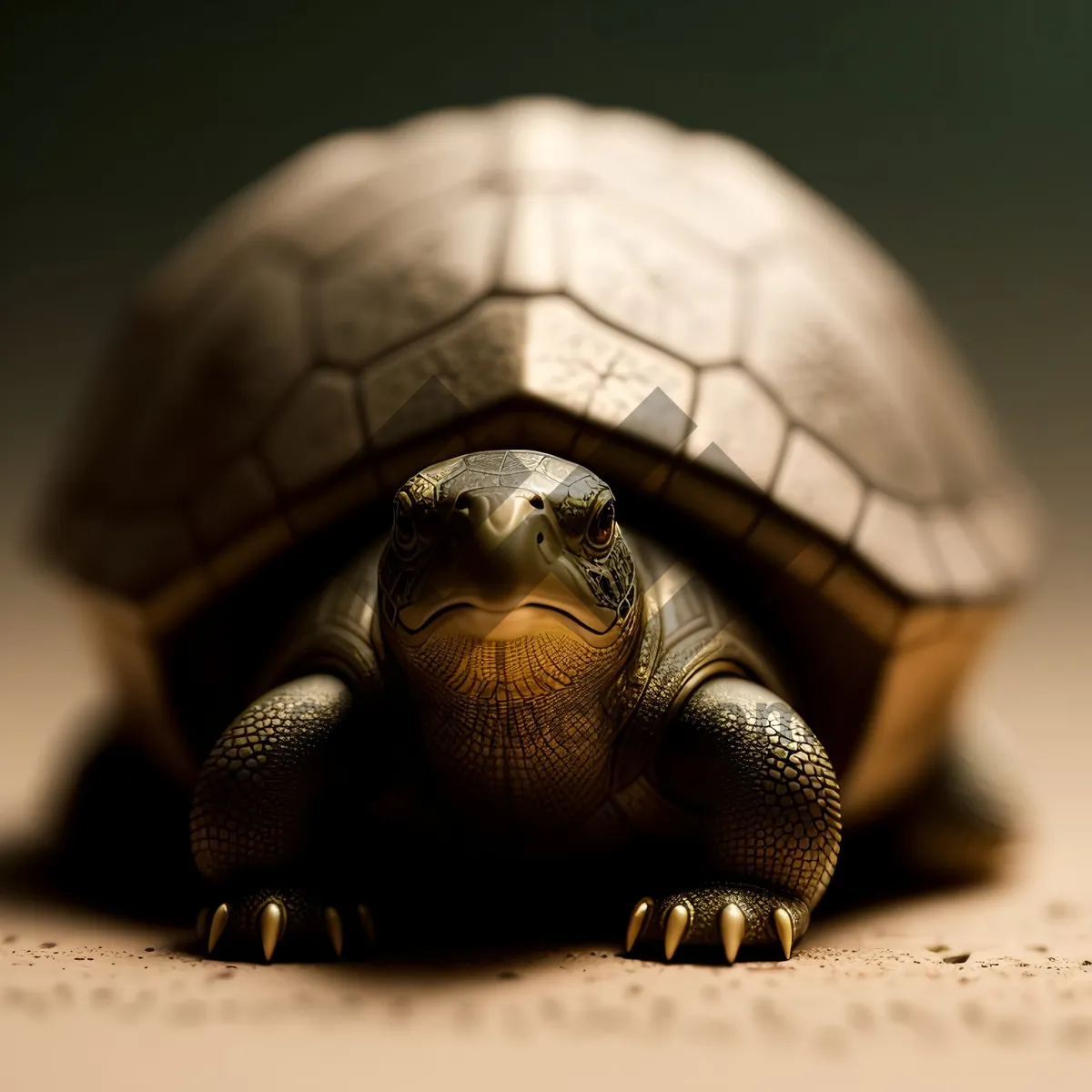 Picture of Reptile Shell: Mud Turtle with Dung Beetle