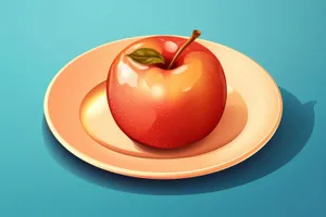 Fresh Juicy Apple - Healthy Snack