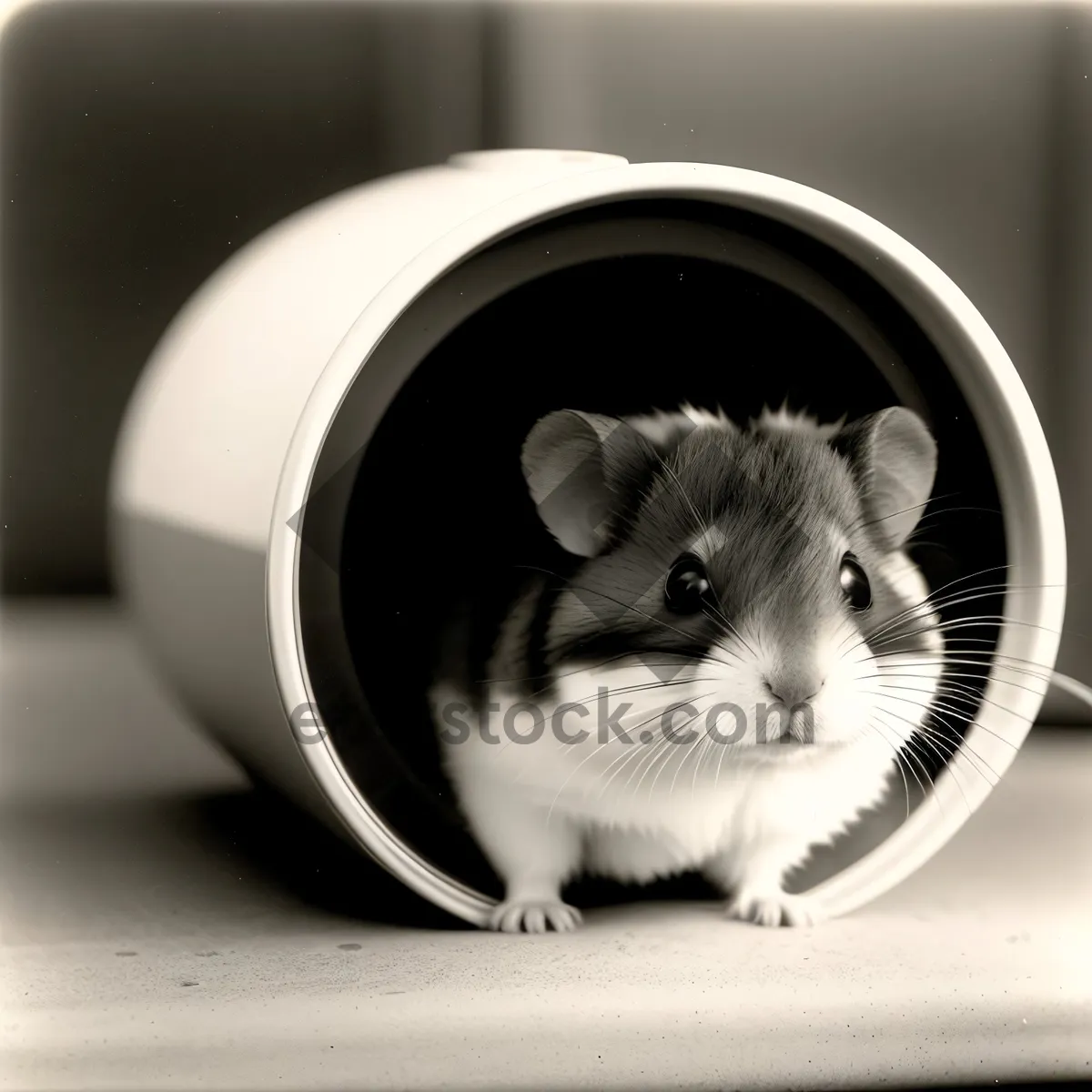 Picture of Furry Friend with Whiskers and Fluffy Fur