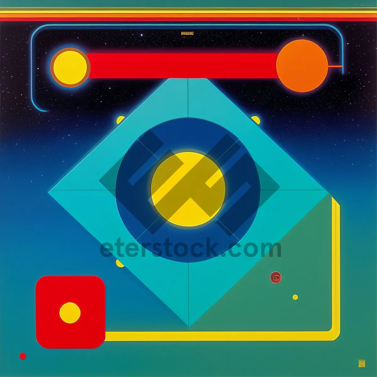 Picture of Stereo Music Icon Design - Audio System Symbol