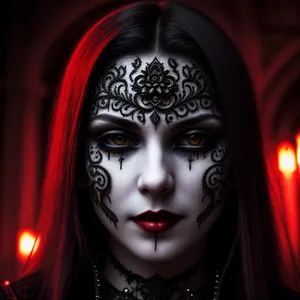 Sorcerer's Seductive Spellbinding Fashion Portrait