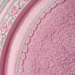 Pink Floral Paisley Pattern Wallpaper Design