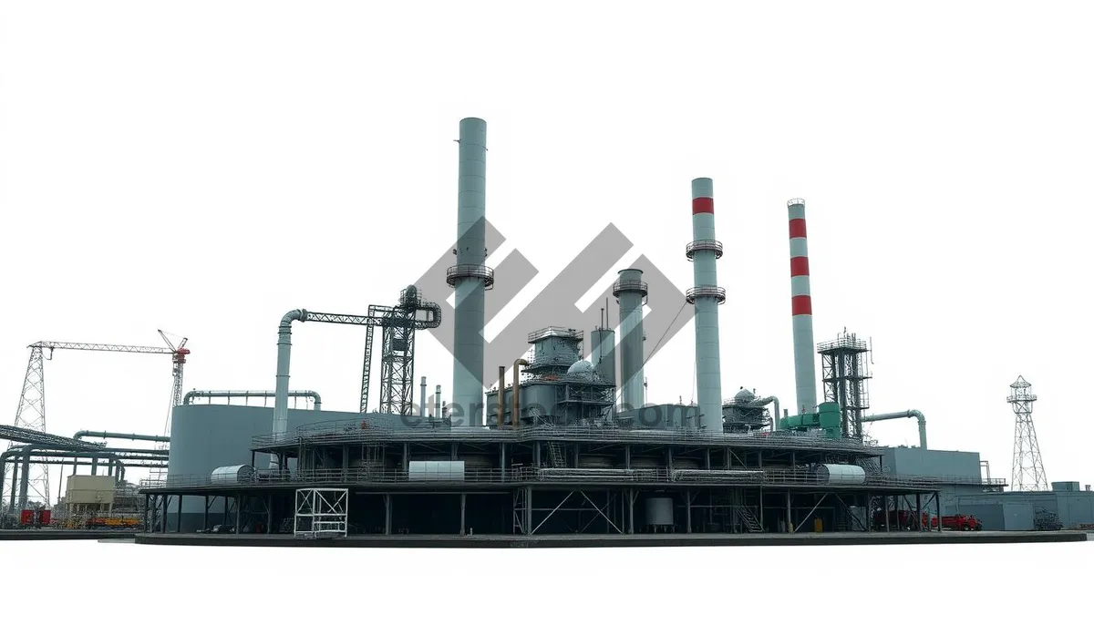 Picture of Industrial Energy Tower Pollution Plant Environment