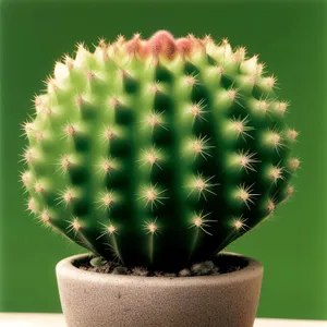Prickly Flora: Desert Cactus in a Pot