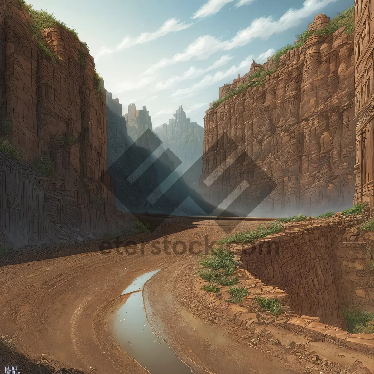 Picture of Majestic Southwest Canyon Landscape