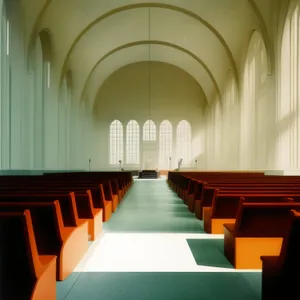 Grand Hall: A Glorious Historic Room with Reverent Light