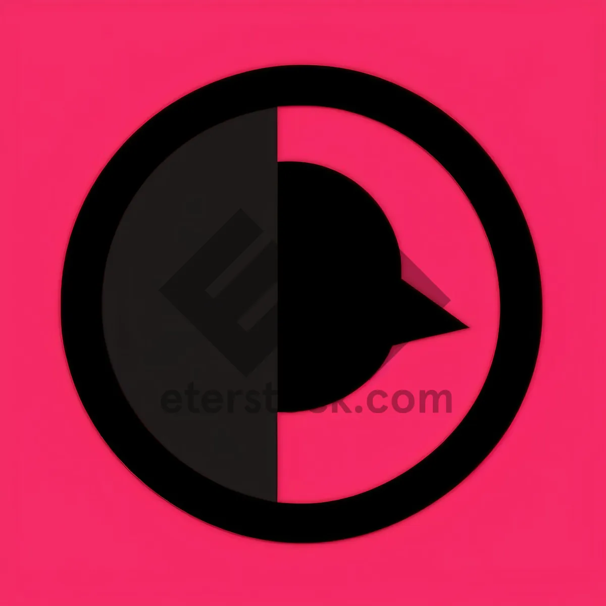 Picture of Circular Logo Design with 3D Reflection