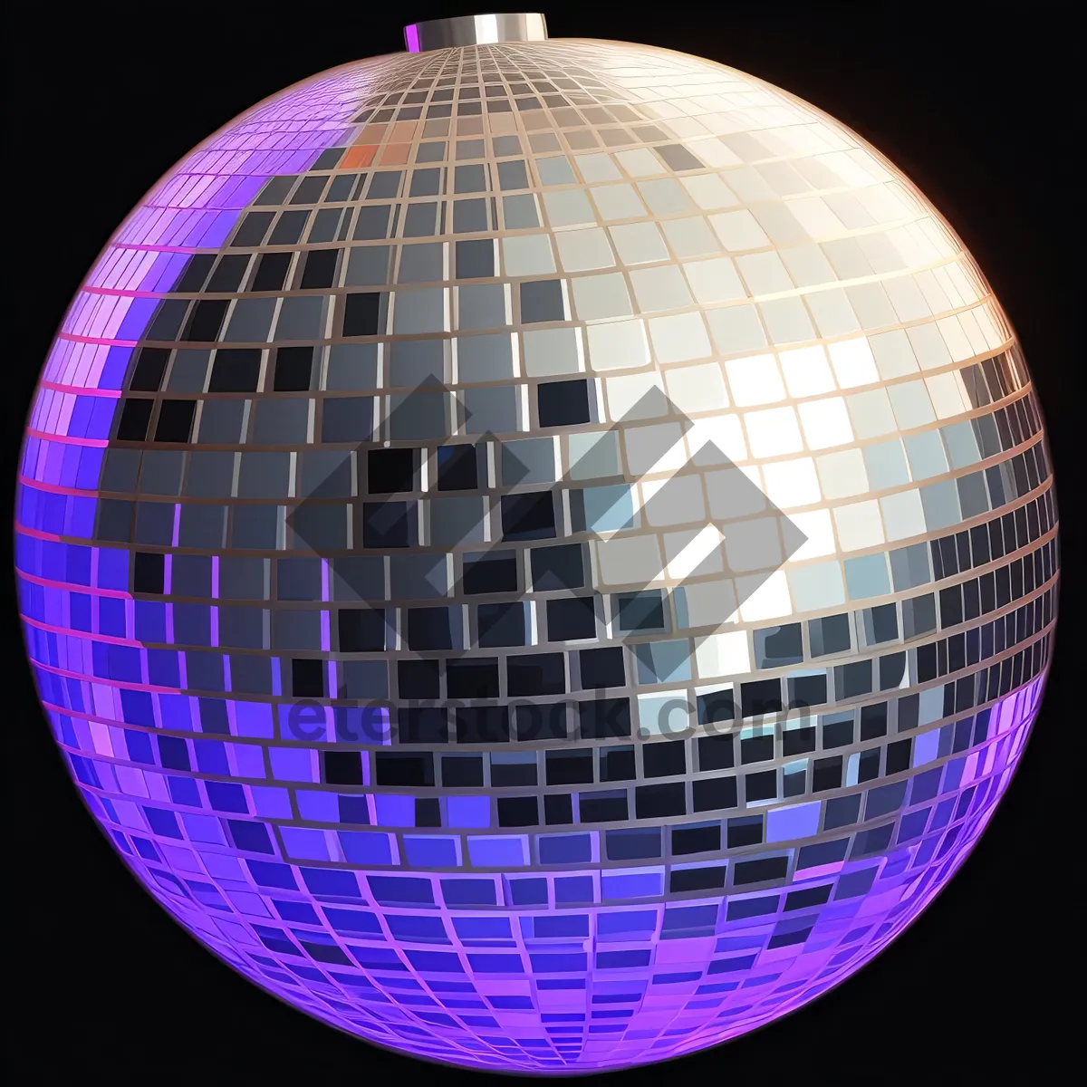 Picture of Radiant Earth: Globe Reflection in Disco Light