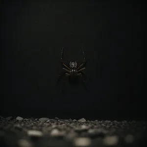 Crawling Creepy Barn Spider - Close-up Wildlife Encounter