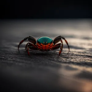 Colorful Insect Close-Up: Ladybug and Tick