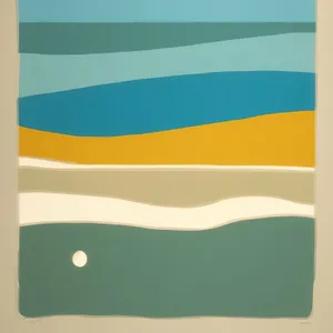 Modern Graphic Wave Design - National Flag Template