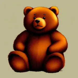 Cute Teddy Bear - Fluffy Brown Stuffed Toy