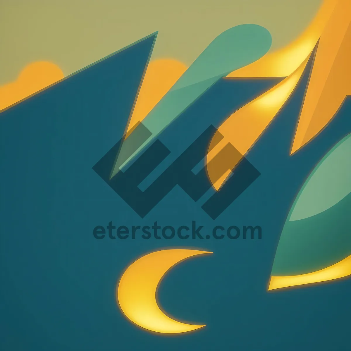 Picture of Artful Lunar Graphic Symbol