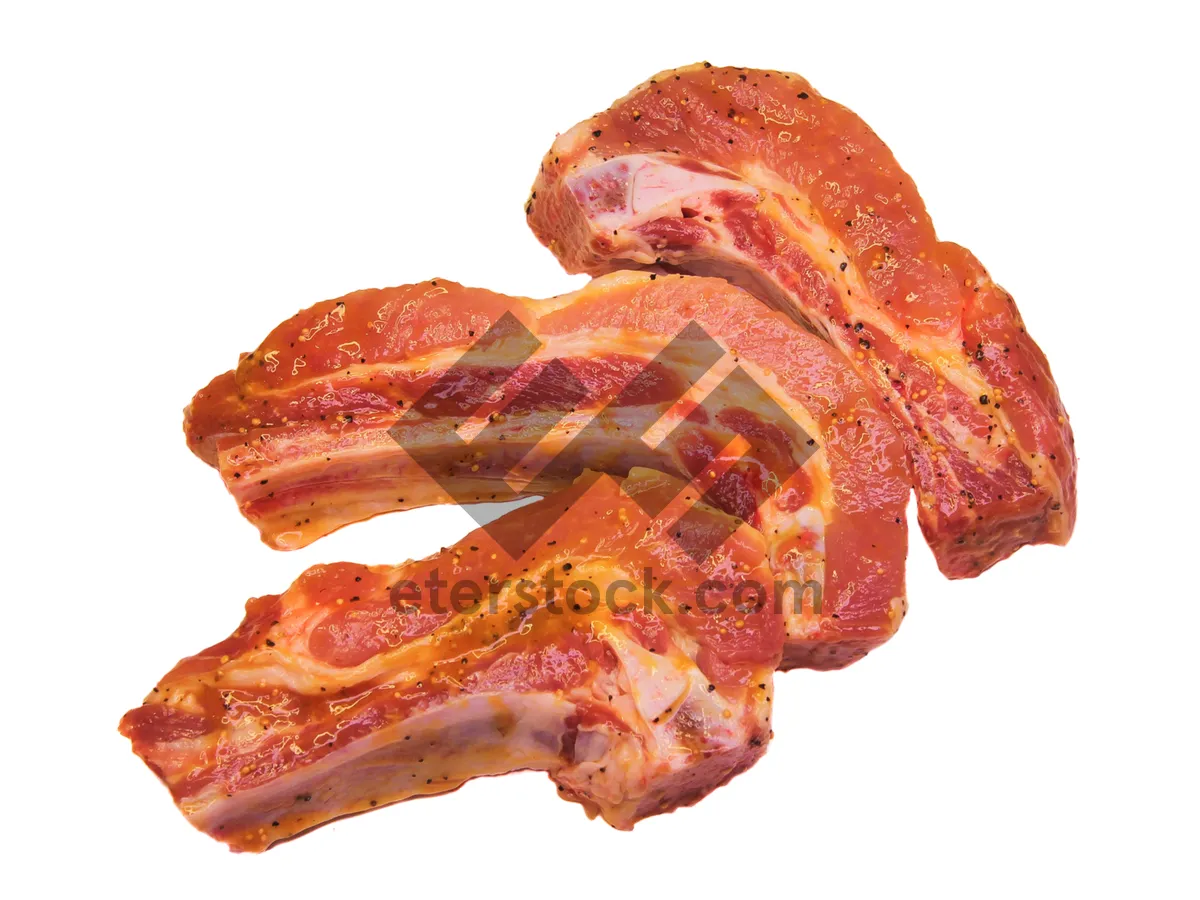 Picture of Fresh Gourmet Meat Slice with Pepper Flavor