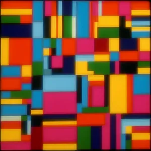 Vibrant Pixel Mosaic Design