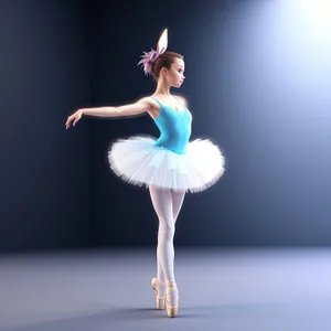 Graceful ballet dancer showcasing elegant dance moves.