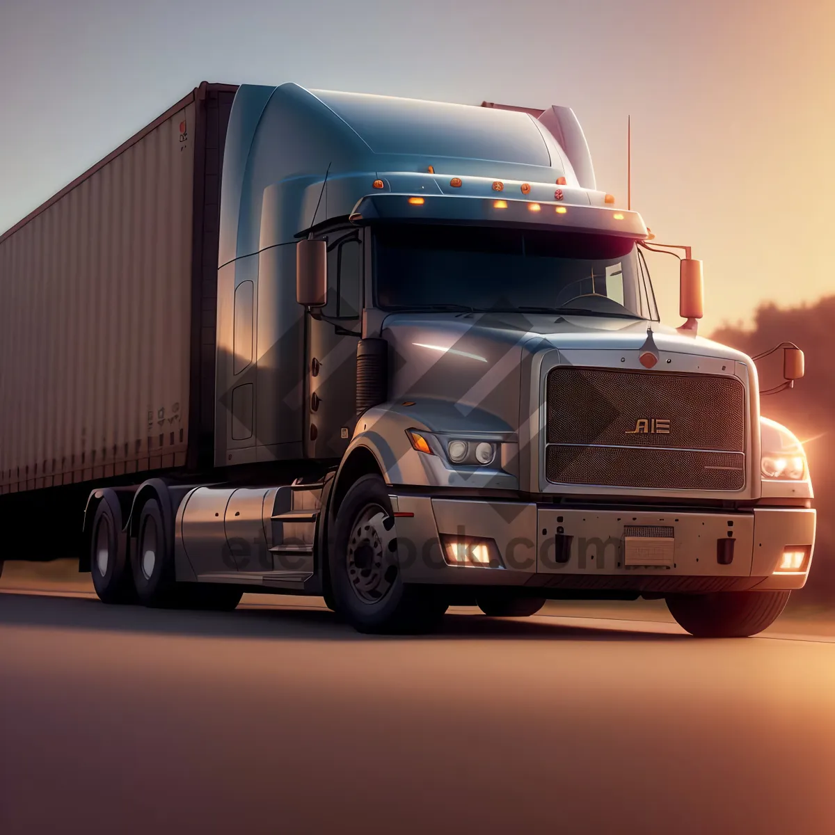 Picture of Fast and Reliable Freight Transportation: Trucking on the Highway