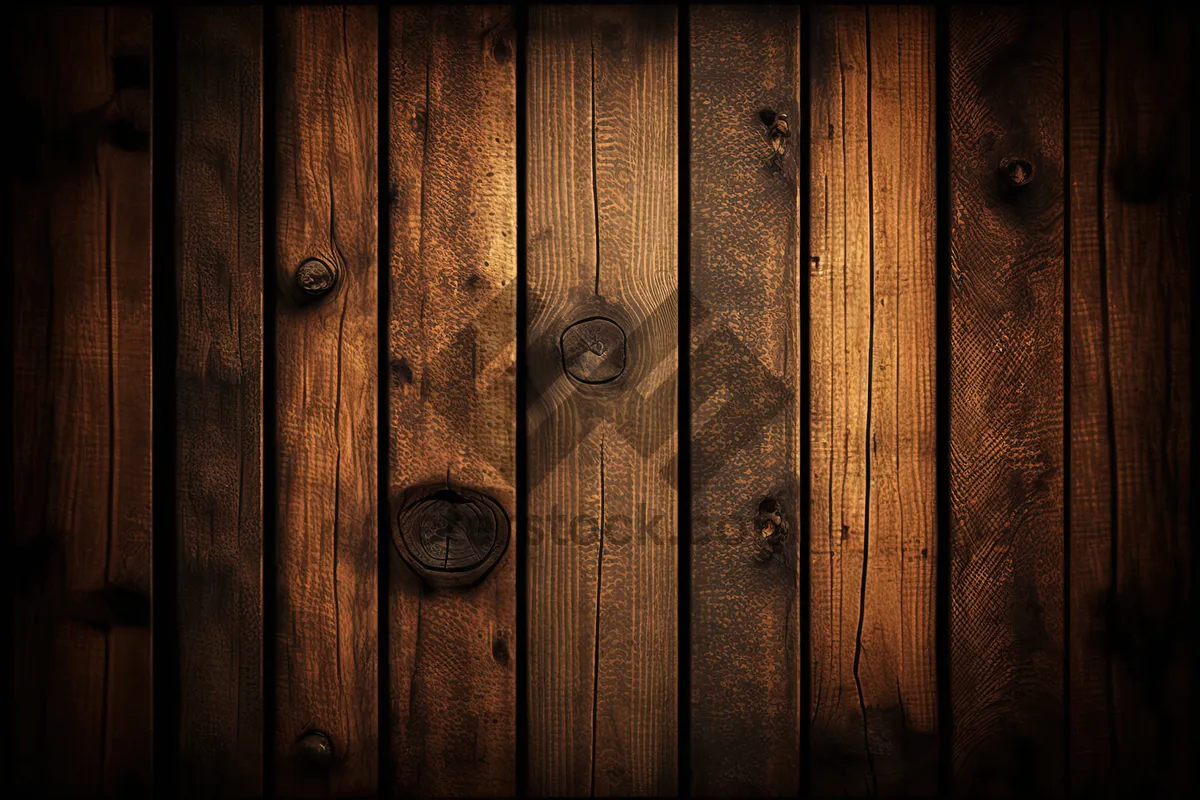 Picture of Vintage wooden door with rusty frame and grain texture.