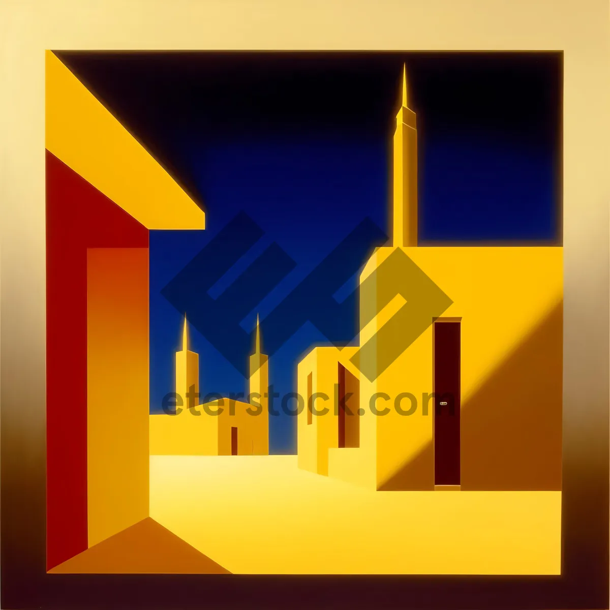 Picture of Vibrant 3D Graphic Design Sign