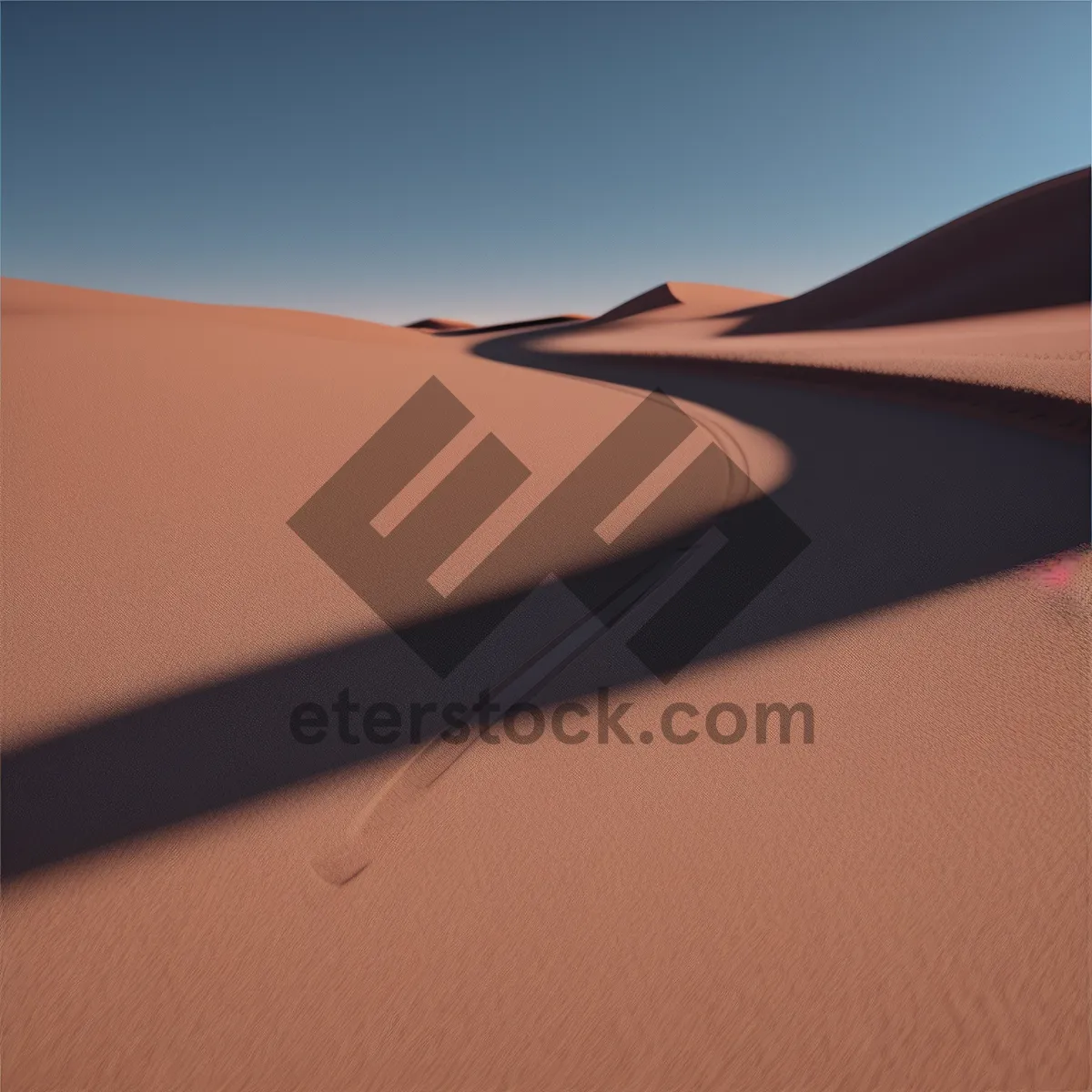 Picture of Majestic Sahara Desert Dunes under Moroccan Sky