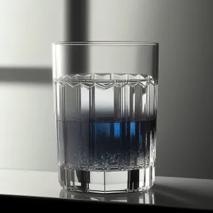 Refreshing Vodka Drink in Glass, Bar Scene