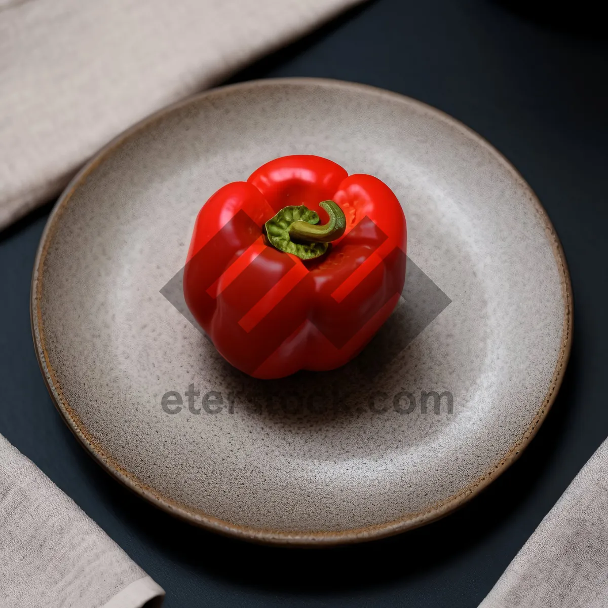 Picture of Fresh and Healthy Veggie Salad with Sweet Peppers