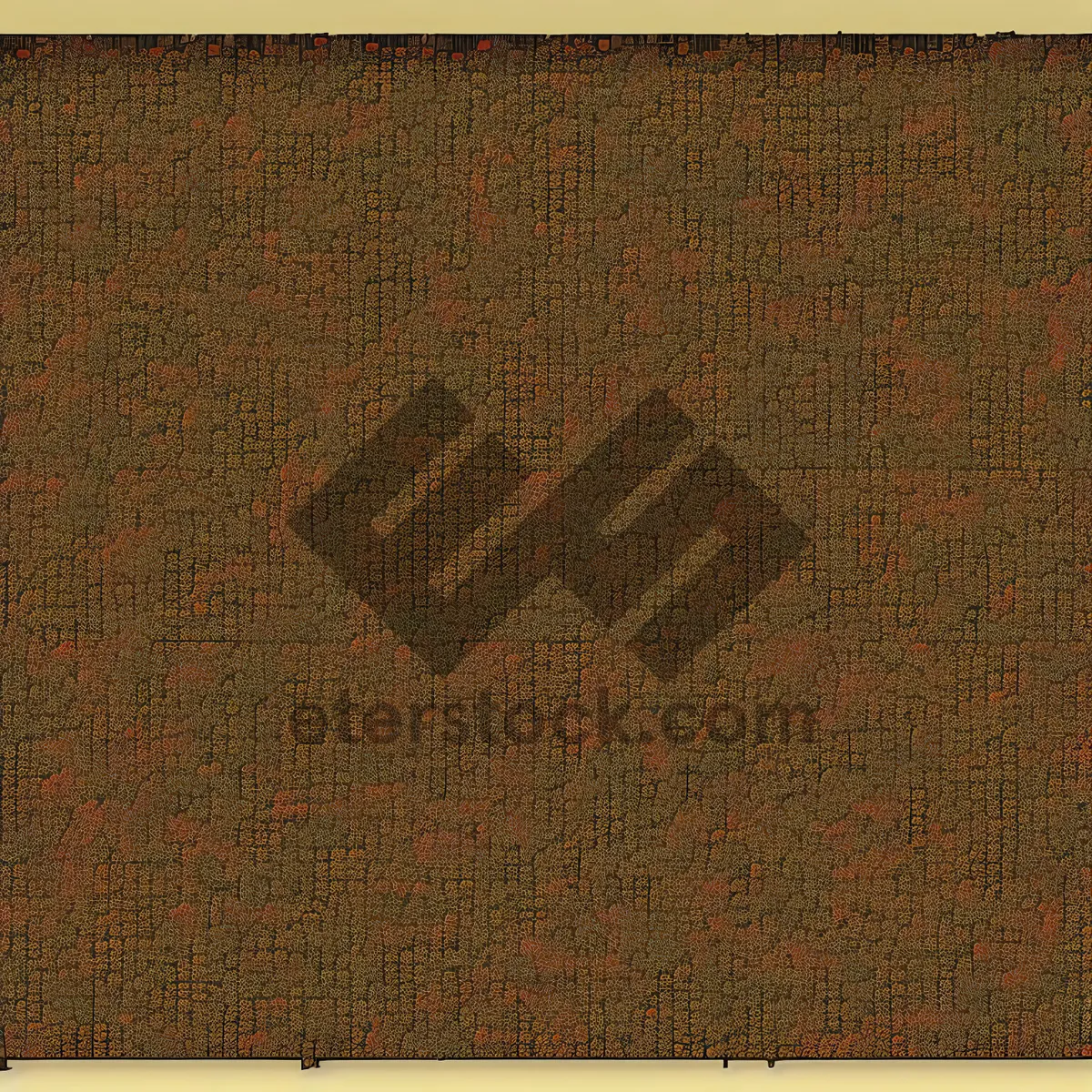 Picture of Rough textile texture closeup with vintage design pattern.