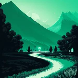 Patriotic Crowd Cheering at Vibrant Nighttime Stadium