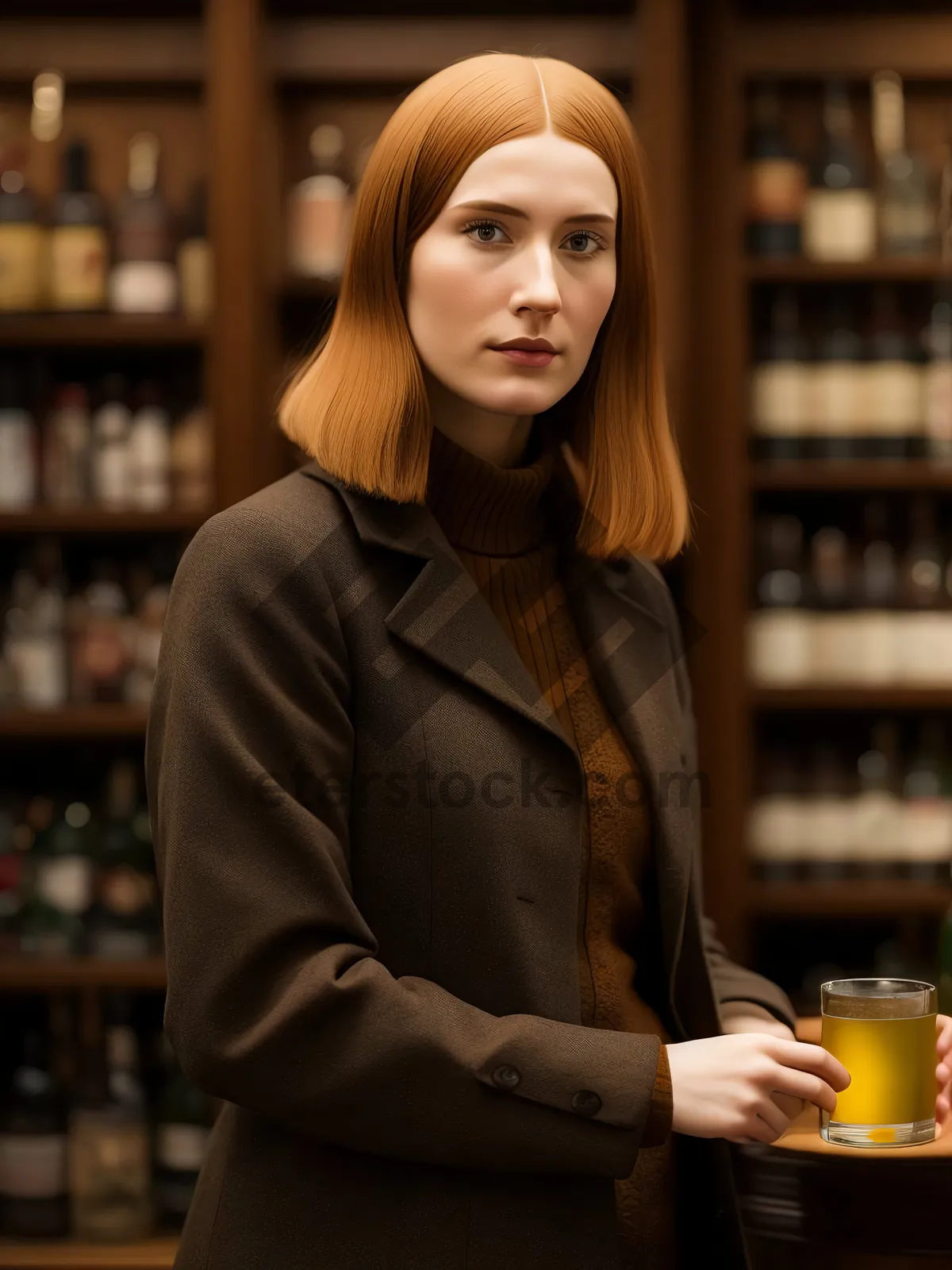 Picture of Happy professional businesswoman smiling in a shop