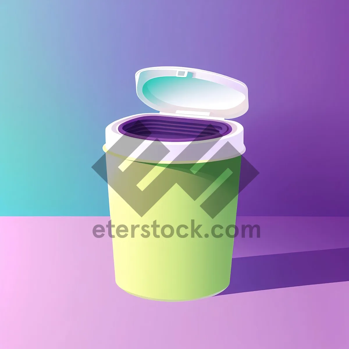 Picture of Empty Plastic Coffee Cup