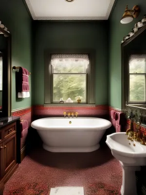 Modern Luxury Bathroom with Elegant Interior Design