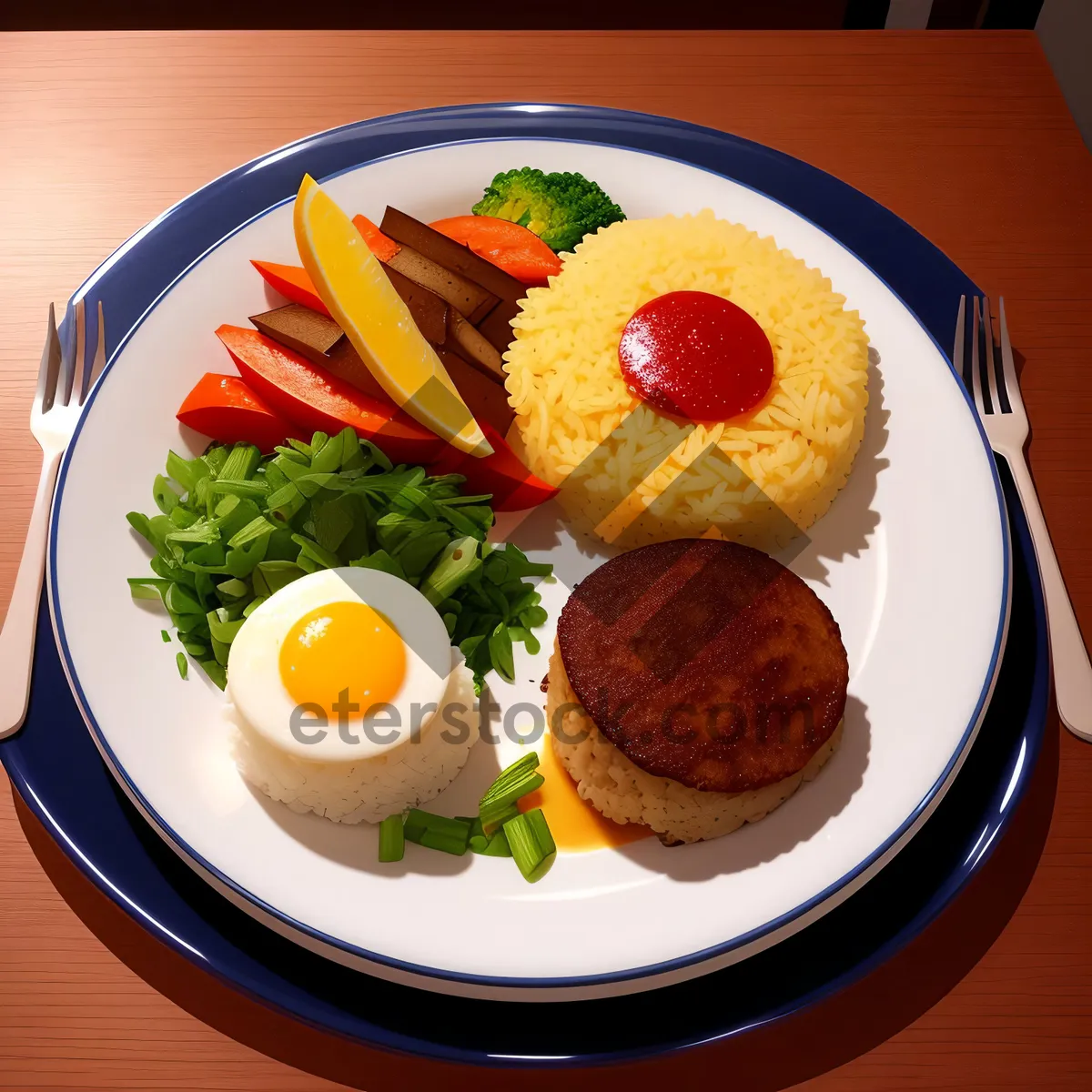 Picture of Fresh Gourmet Salad with Grilled Meat