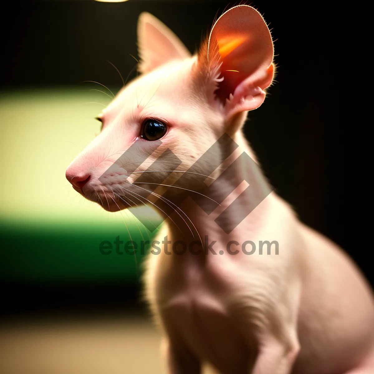 Picture of Adorable Chihuahua Puppy with Cute Whiskers