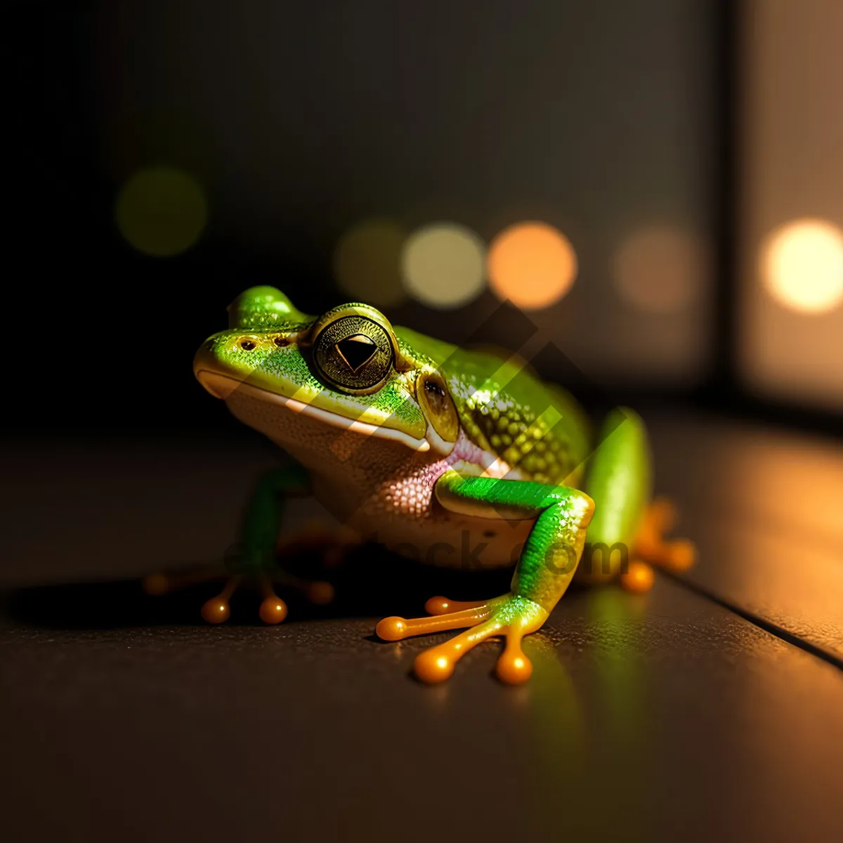 Picture of Bulging Eyed Tree Frog - Wild Amphibian Fauna