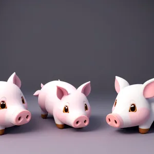 Pink Ceramic Piggy Bank - Saving for Financial Security