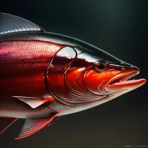 Marine Fin Fly: A captivating underwater lure for fishing.