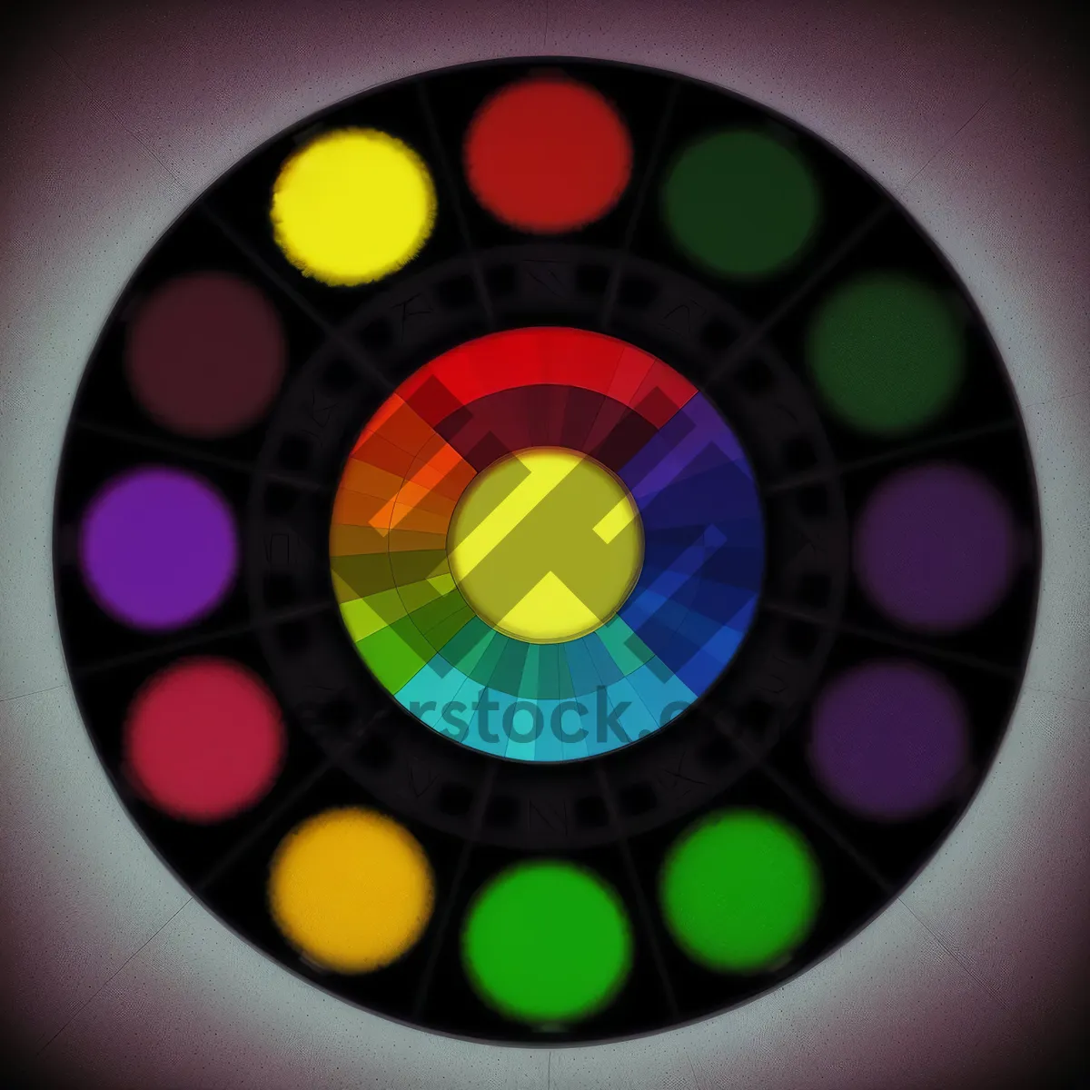 Picture of Colorful Multimedia Disk: Shiny Rainbow Reflection