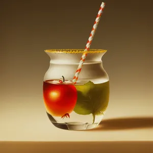 Refreshing Tea in a Glass Cup