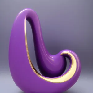 Shiny 3D Symbol with Modern Design