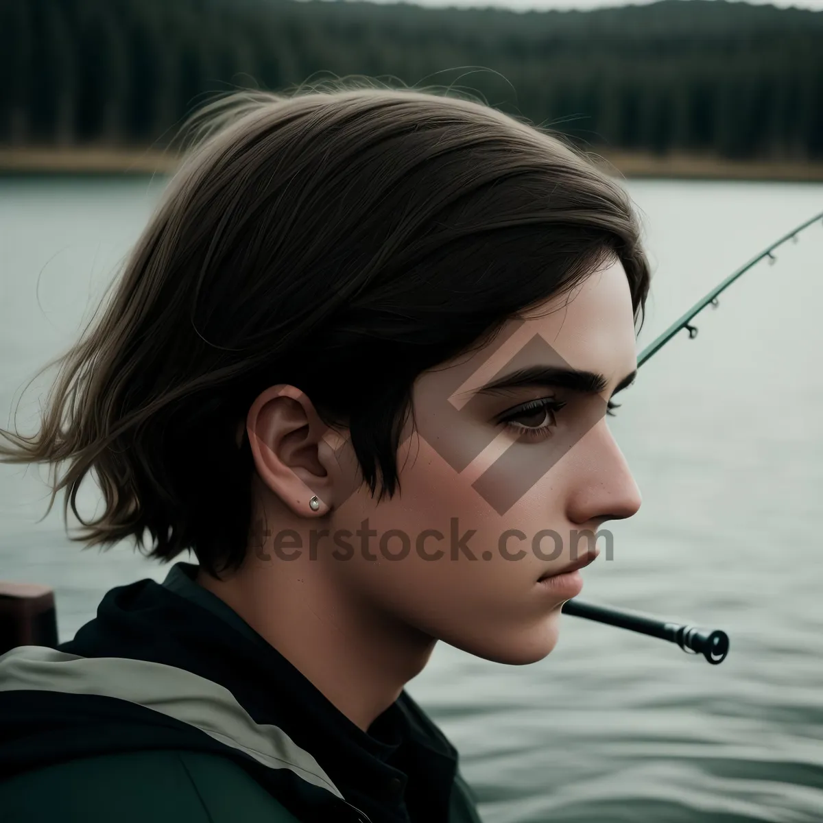 Picture of Smiling Female Customer Service Representative with Headset