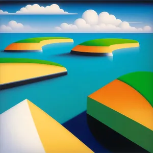 Graphic Design Symbol Set: Modern Orange Icon Art