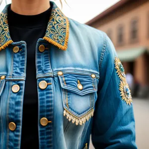 Handsome man in casual jacket with charming smile