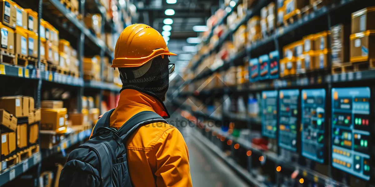 Picture of Man wearing ski mask for sports equipment safety.