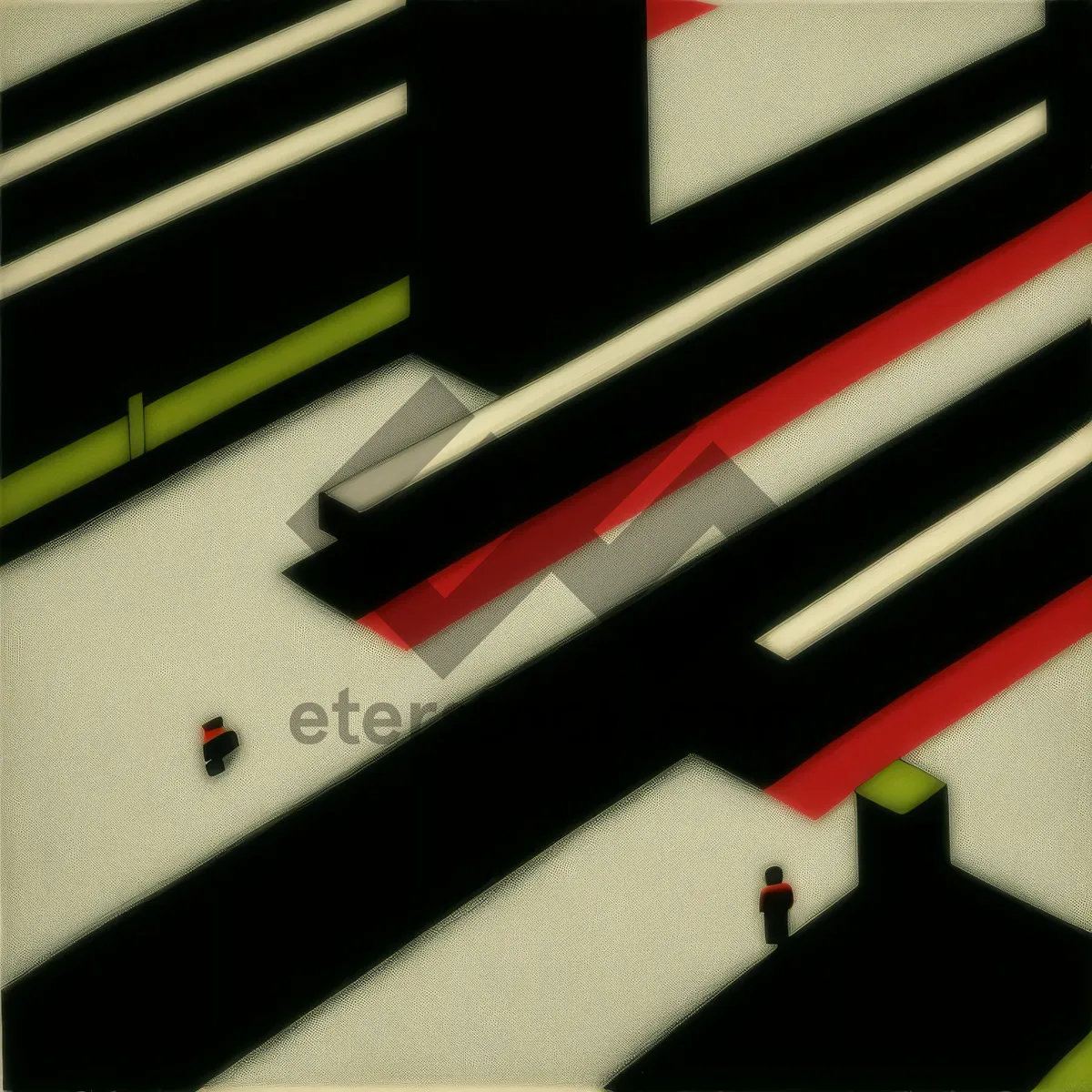 Picture of Colorful School Pencil Crayons on Wooden Table