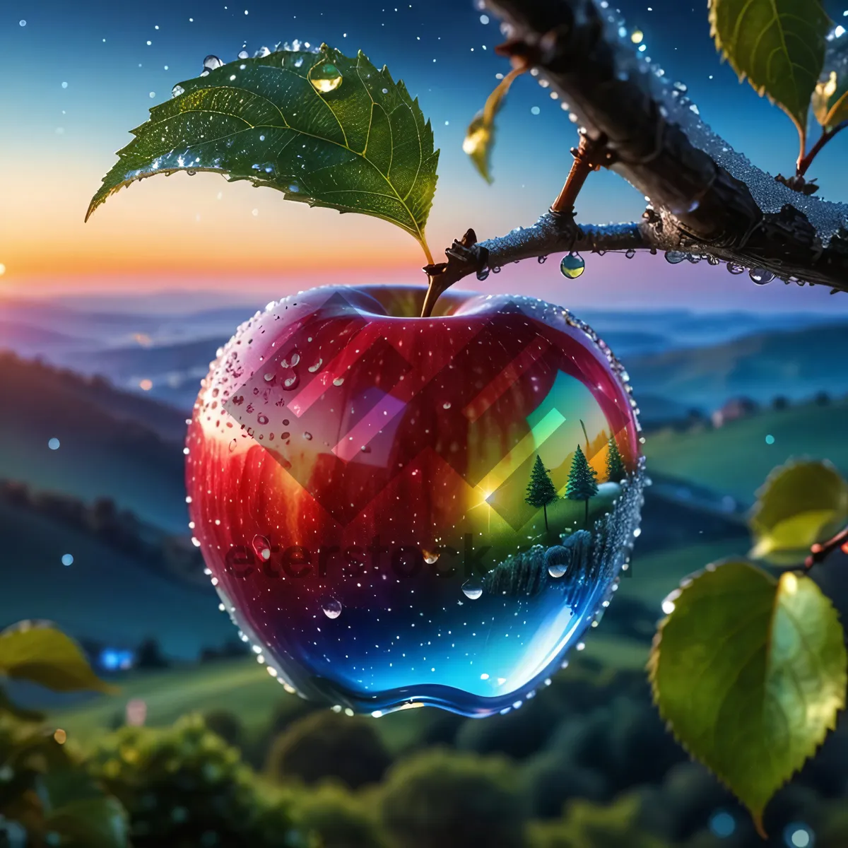 Picture of Fresh Apple - Delicious and Nutritious
